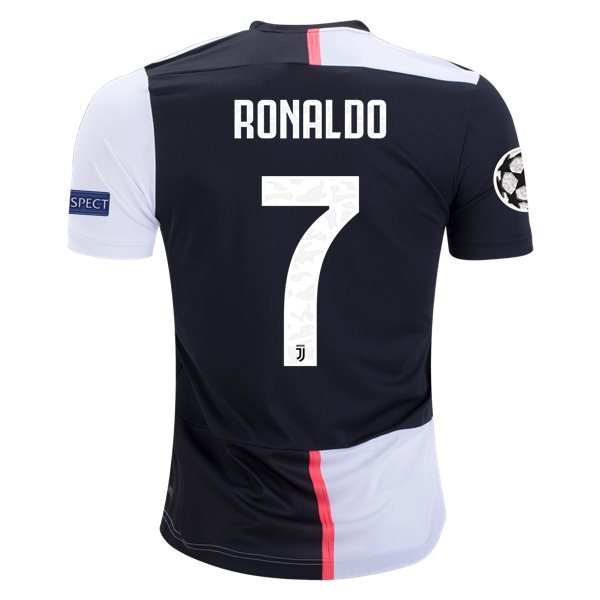 Cristiano Ronaldo Juventus 19/20 Authentique Maillot Domicile UCL par  adidas RV7009287 – pas cher maillots de foot promo